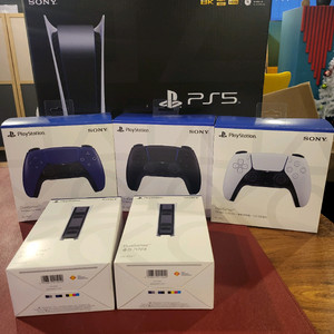 PS5 디지털 4인셋+정품 충전거치대+500gSSD