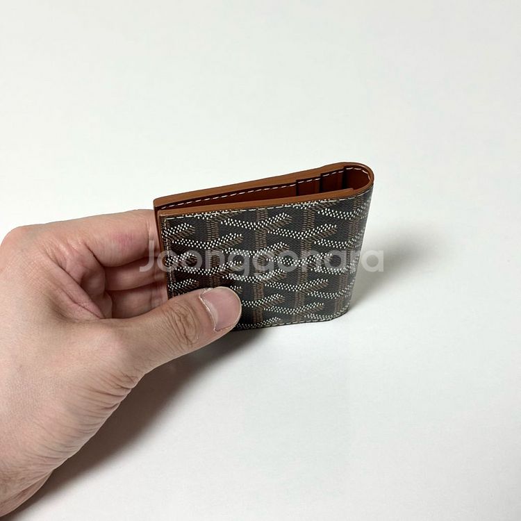 (새상품급) 고야드 생마르크 카드지갑 블랙텐--5