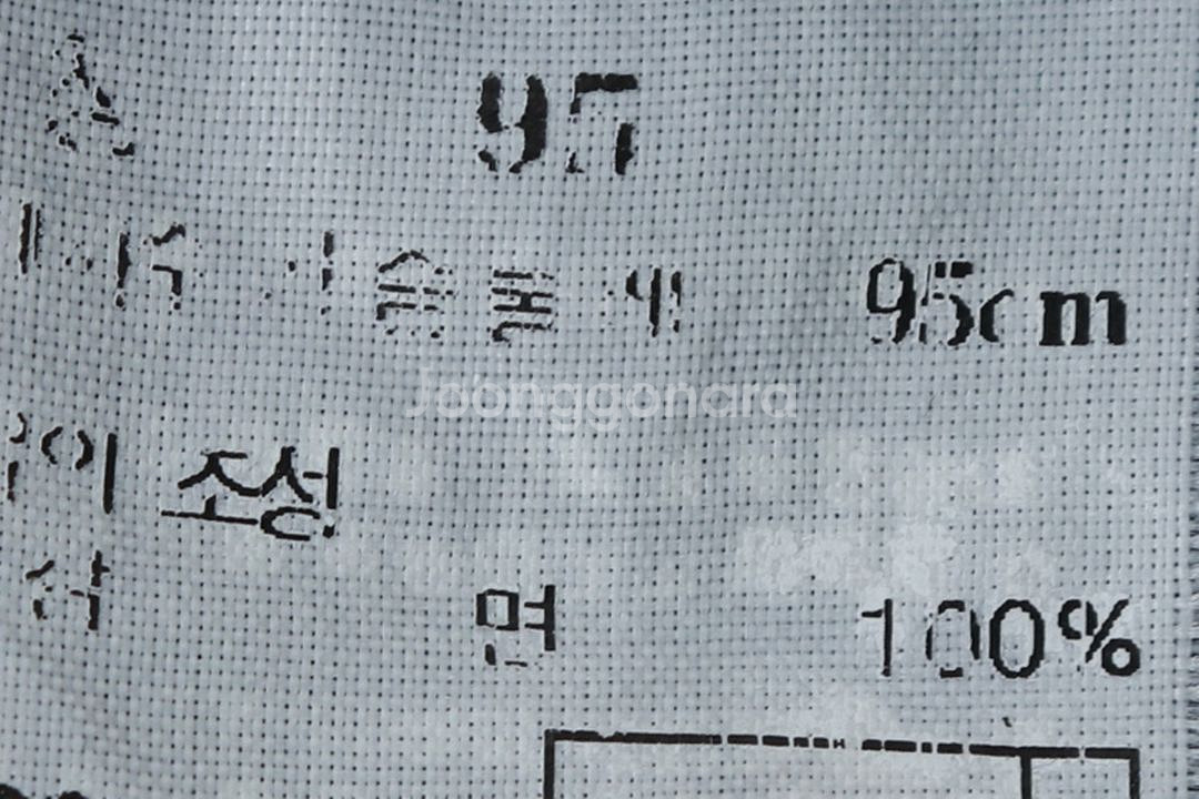 (M) 헤지스 반팔 티셔츠 피터젠슨 콜라보 스트라이프--5