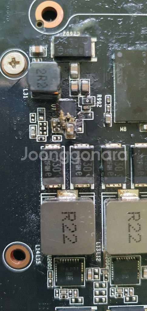 고장난 gtx1080(부품용)--1