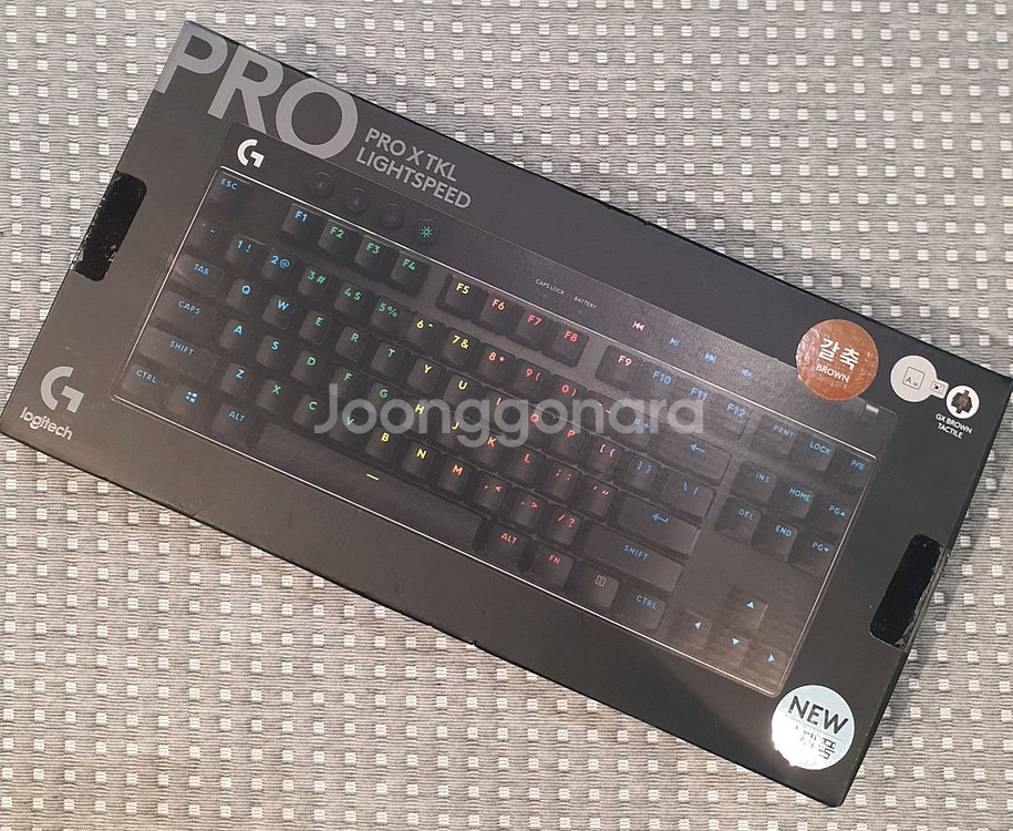 로지텍G PRO X TKL LIGHTSPEED 미개봉--1