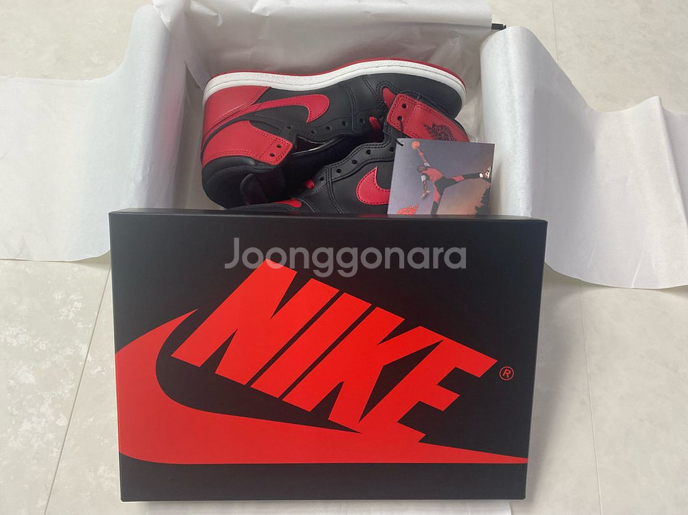 Jordan 1 High 85 Bred 새상품 ㅍㅍ--0