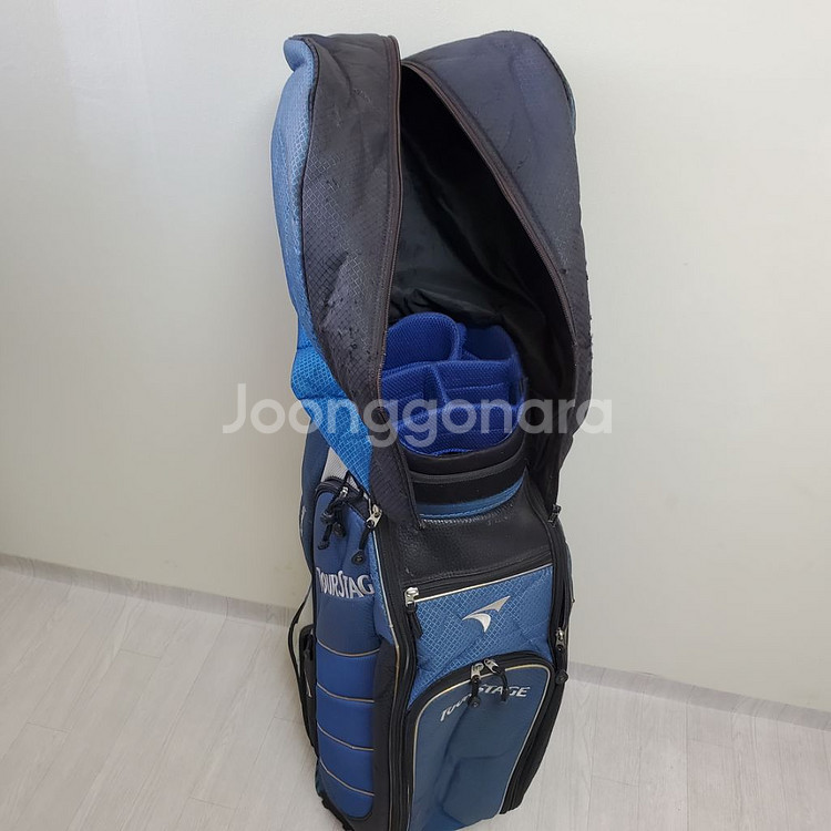 브리지스톤 투어스테이지 캐디백 골프백 골프가방 블루--9