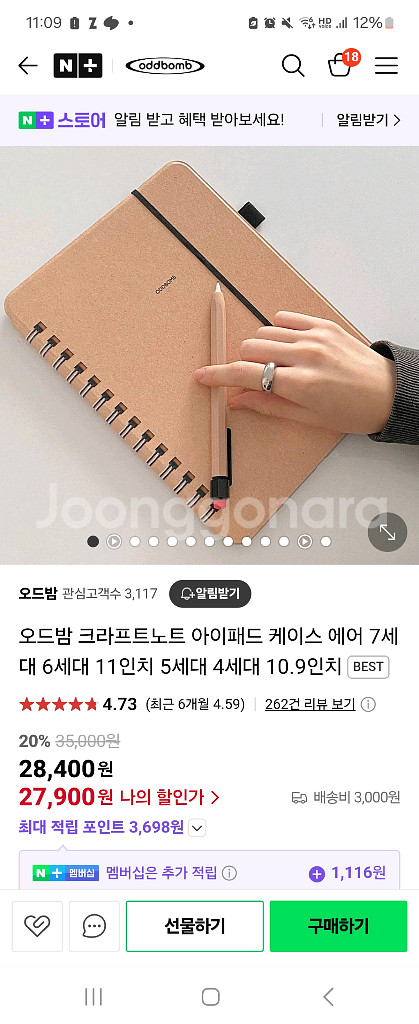 아이패드 10.9, 11인치 케이스--2