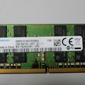 삼성 노트북 DDR4램(RAM) 16G(기가) 2400