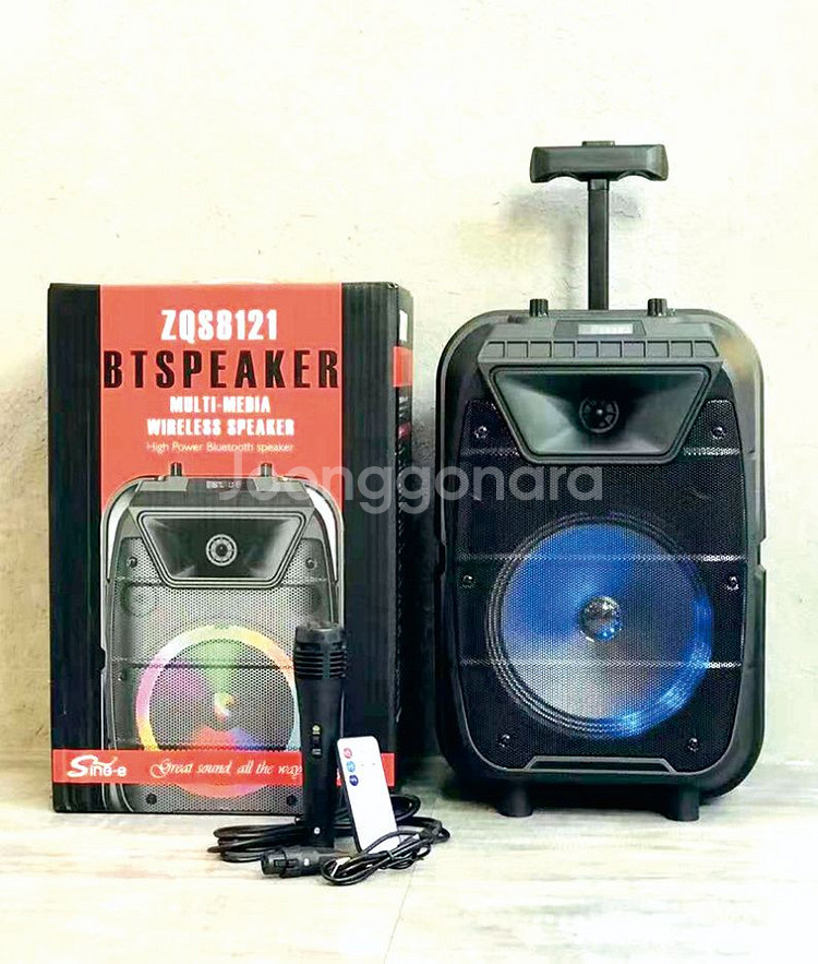 이동식 노래방 블루투스 스피커 ZQS8121--0