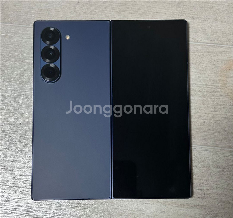 갤럭시Z폴드6 5G 512GB 네이비 (상태너무좋음)--0