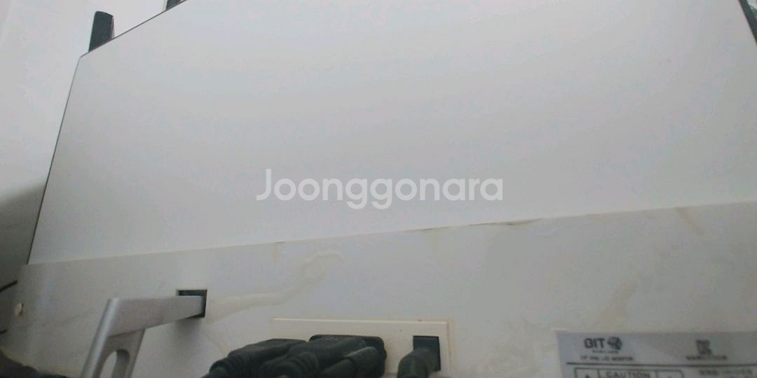 24인치 75hz fhd 화이트 모니터 팝니다--5