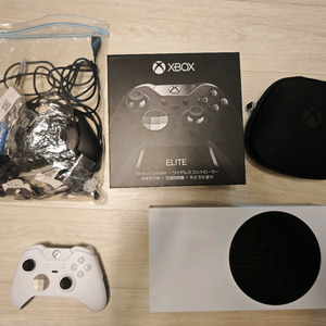 Xbox 시리즈 s + 엘리트 컨트롤러 + 리모컨