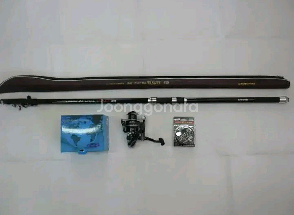 카본원투낚시대.서프대450+3볼6000번릴+릴줄--0