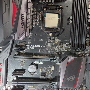 막시무스 8 메인보드, i7 6400t 일괄