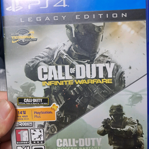 ps4 콜오브듀티 인피니티 워페어 표지 사용감 조금있음