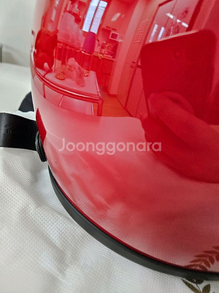 레트로버 리틀벤 헬멧 그레이(L/XL) 레드(S/M)--2