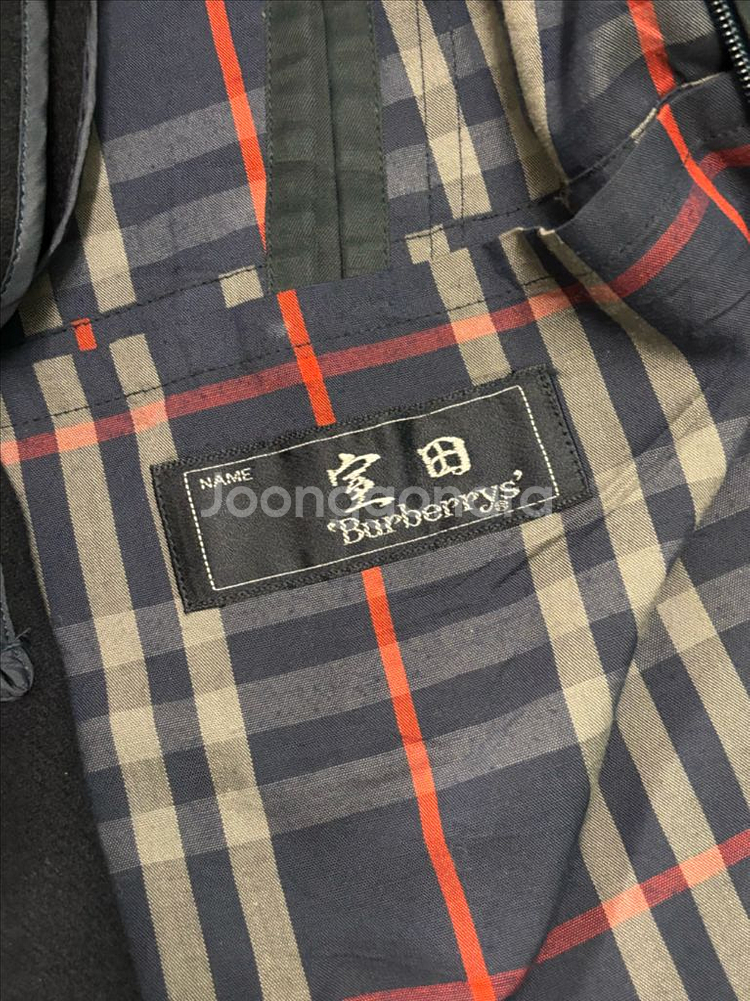 빈티지 버버리 트렌치 코트네이비 (내피 포함)판매합니다--2