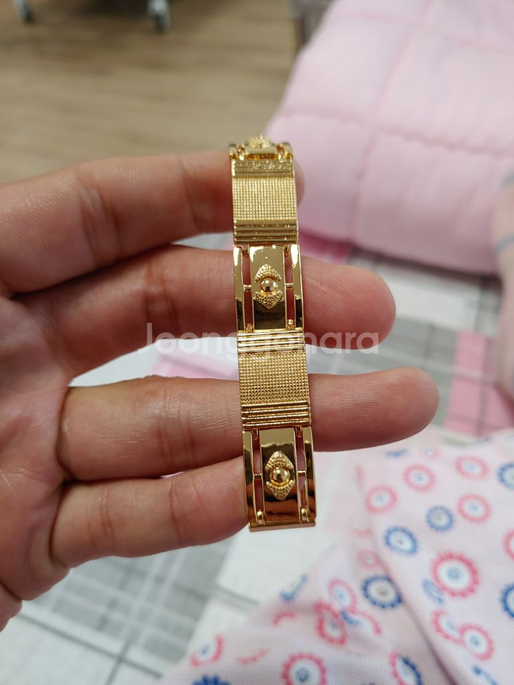 18K 도금 쥬얼리 팔찌 21cm ㅡ 새제품--1
