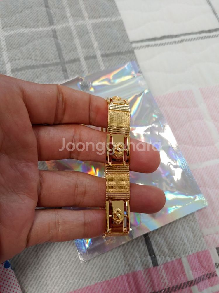18K 도금 쥬얼리 팔찌 21cm ㅡ 새제품--2