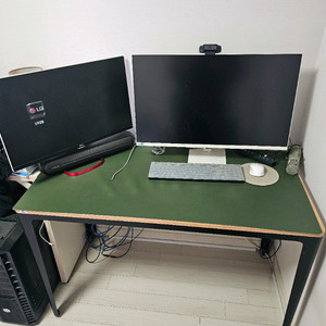 두닷 철제다리 책상 1200x600 선정리대 포함 나눔