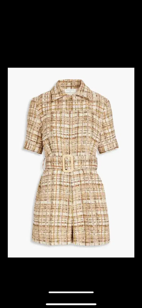 산드로 트위드 점프수트 36--1