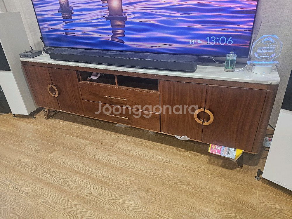 TV다이 판매합니다. 이태리 천연 대리석--0
