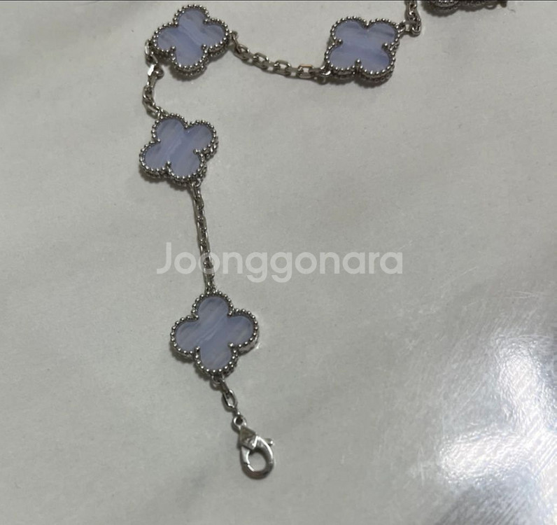 14k 칼세도니 팔찌--2