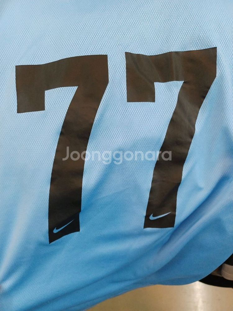 나이키 드라이핏 77 로고 투톤 기능성 반팔 m--6