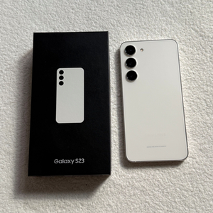 갤럭시 S23 256GB 크림 풀박