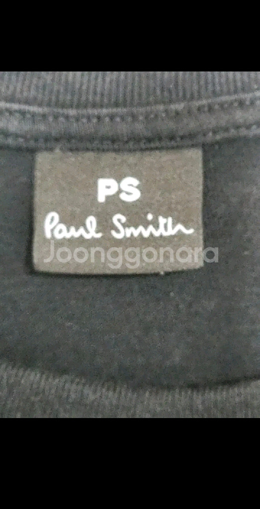 (L) 폴스미스 반팔티 블랙 얼룩말 로고 면티셔츠--2