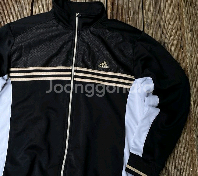 아디다스 금장 블랙 트랙탑 져지집업 105/XL--1