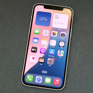 아이폰12 64GB 화이트 배터리 87%