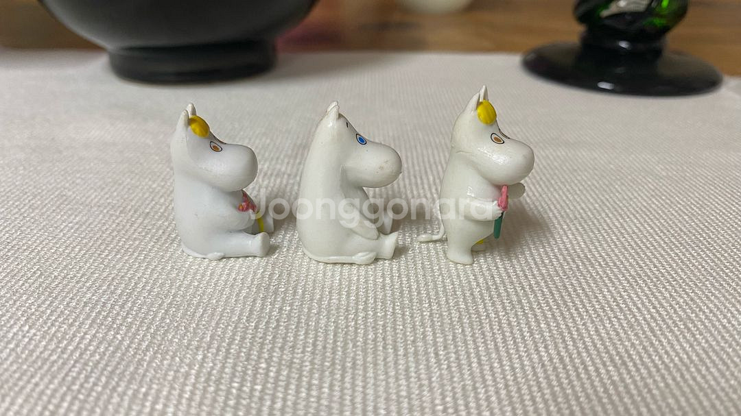 무민, 유리공예, 도자기 닭 미니어처 장식품 소품 일괄--1