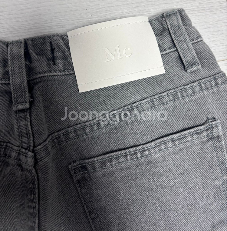 무신사 밀리언코르 와이드 데님 기모 팬츠 청바지 S--8