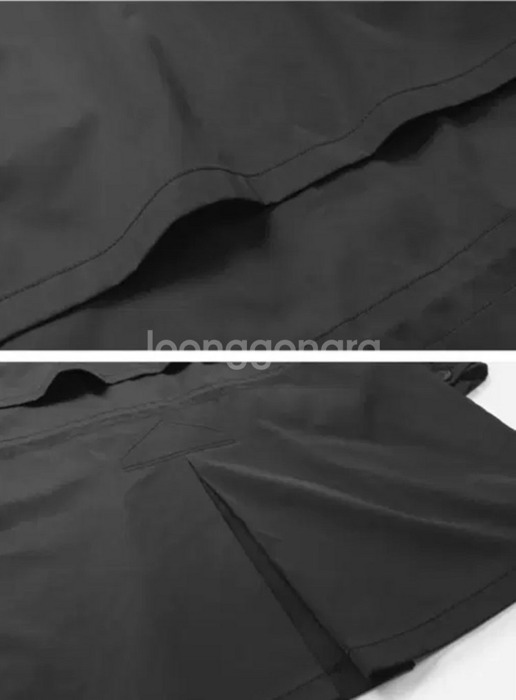 바스틱 피쉬테일 사파리 파카 야상 점퍼 자켓 블랙 M--7