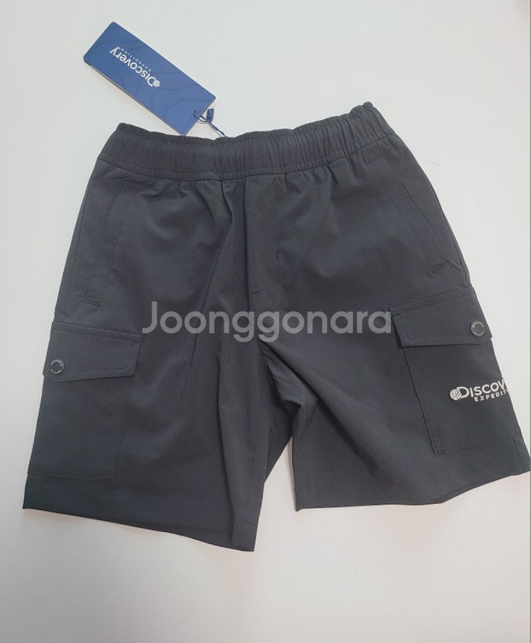 새상품)디스커버리 키즈 풀밴딩 냉감 포켓 팬츠 반바지--6