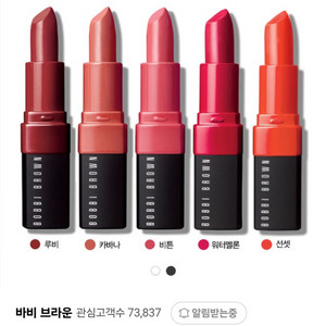 바비브라운 크러쉬드 립스틱2개 스윗코랄 워터메론 체리