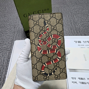 [정품]구찌 스네이크 장지갑