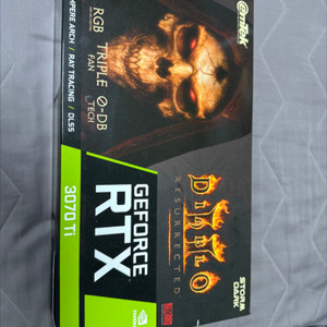 RTX3070ti 8gb 디아블로 에디션 거의 새상품