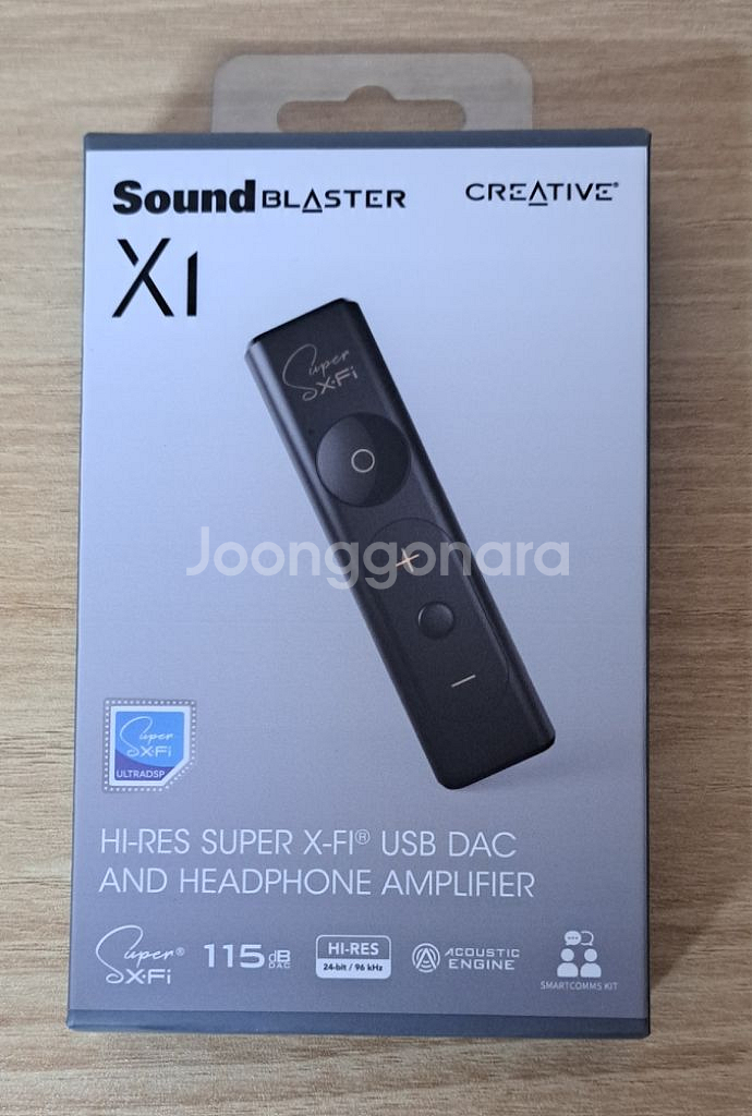 사운드 블라스터 X1 팝니다 (미개봉)--0