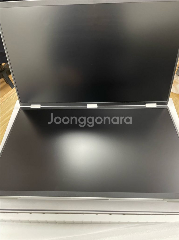 플립뷰 모니터 실버 (포터블, 듀얼, 서브 모니터)--1