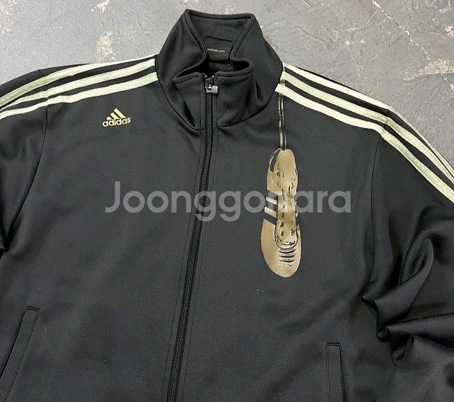 아디다스 금장 블랙 트랙탑 져지집업 105/XL--1