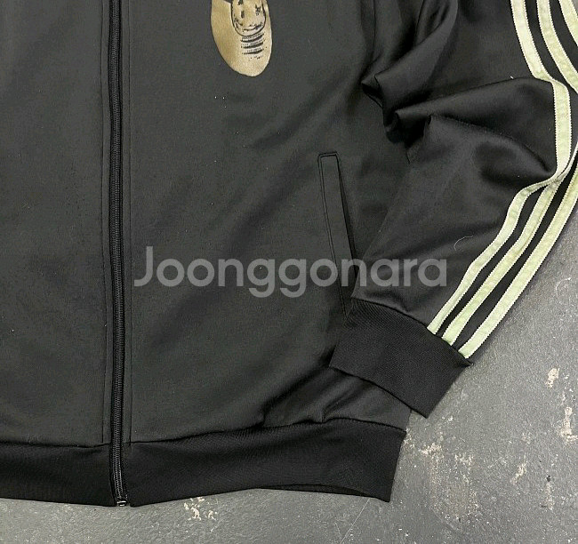 아디다스 금장 블랙 트랙탑 져지집업 105/XL--2