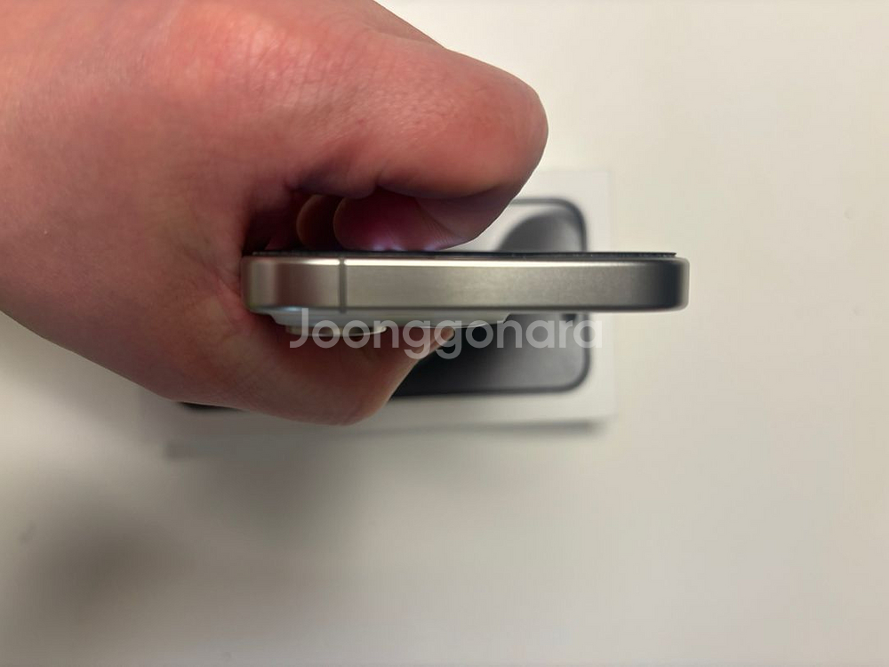 아이폰15프로 256기가 화이트 + 애케플--6