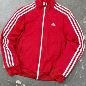 아디다스 레드 빨강 여자 트랙탑 져지집업 80~85