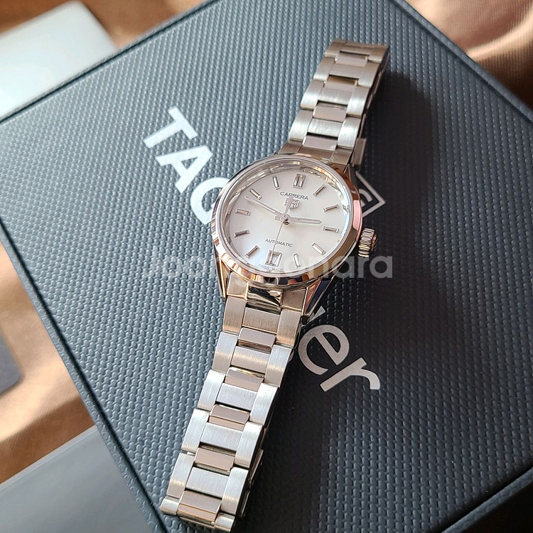 태그호이어 까레라 여성시계 오토매틱 29mm 풀구성.--4