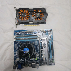i5 3세대 cpu, b75보드, 램, Gtx650Ti
