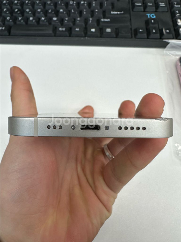 아이폰13 512GB 화이트 중고폰 공기계--1