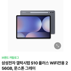 삼성 갤럭시탭 S10 플러스 WiFi 256GB 새상품