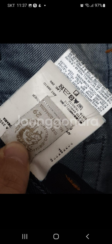 (31) 디젤 부츠컷 청바지 진청 뉴팬커 데님팬츠--3