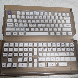 사오파오 러블리퍼플 키캡 PBT XDA 염료승화