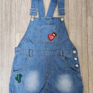 모노블랙 130)여아 청멜빵바지