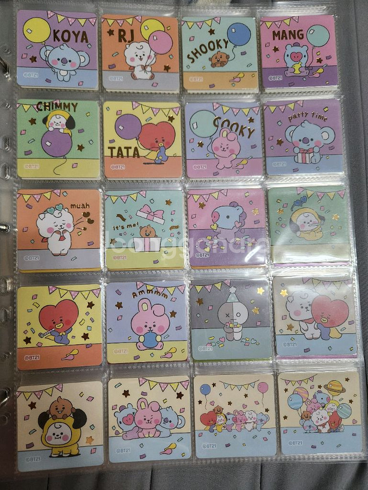 BT21 일본스티커 판매--5